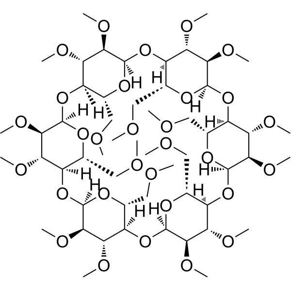 Hexakis (2,3,6-tri-O-methyl)-alpha-cyclodextrin (Hexakis (2,3,6-tri-O-methyl)-alpha-cyclodextrin) 68